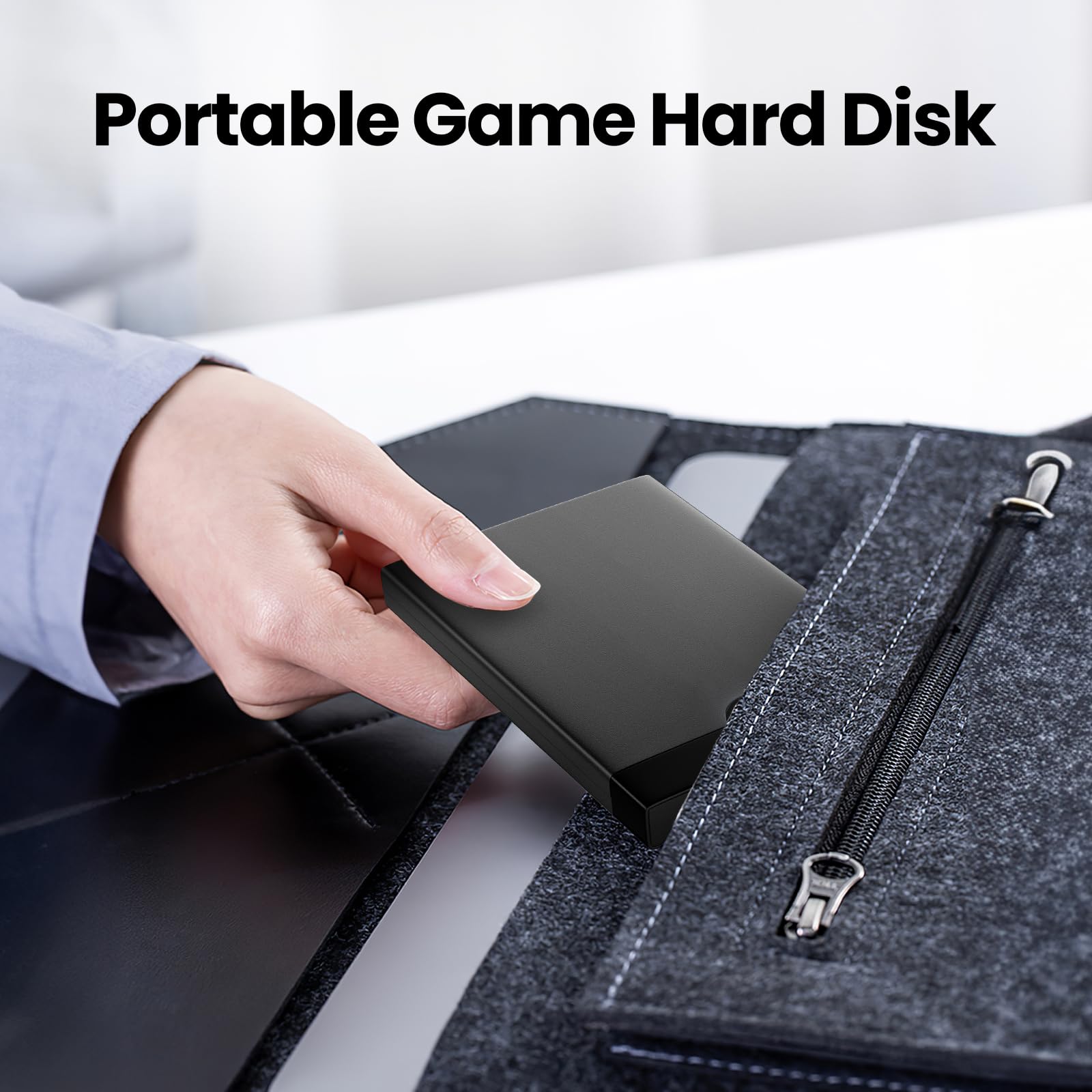 Bearway Retro Game Console 500G HDD- Video Game Console with 60000+Classic Games, External Hard Drive Compatible with 70+Emulators and 3D Games, Super Console for Windows 8.1/10/11, SATA 3.0