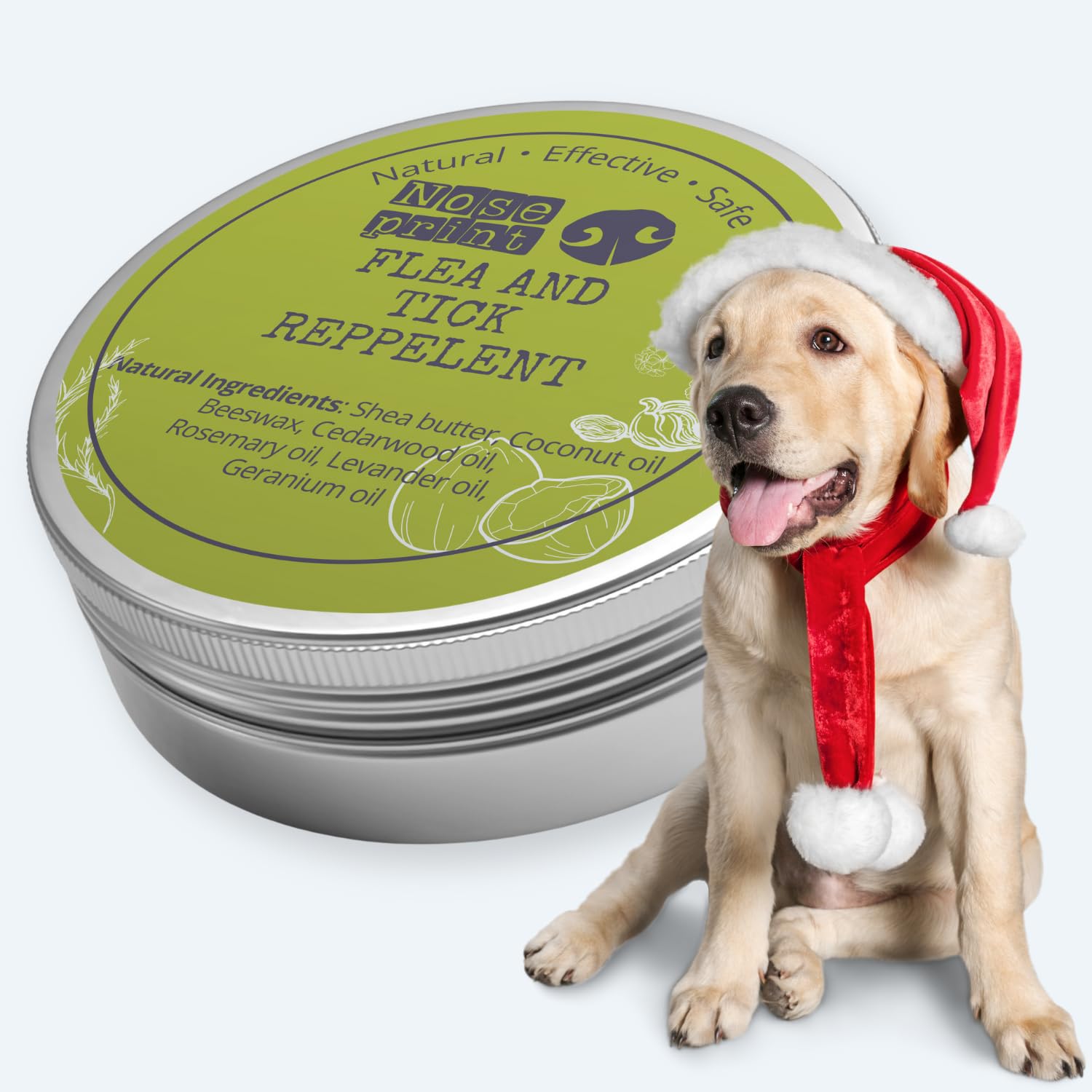 100% Natural Cat & Dog flea treatment- Flea Treatment for Dogs - Flea and Tick Treatment - Dog Flea Treatment in balm.