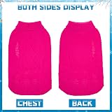 Mihachi Turtleneck Dog Jumper - Cable Knit Winter Coat with Leash Hole view 5