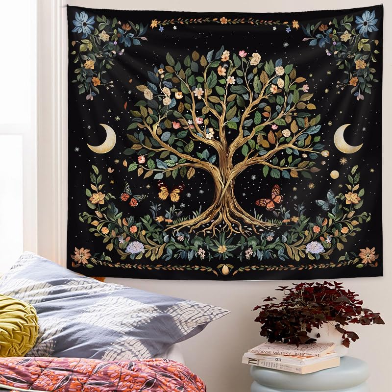 Jhdstore Tree of Life Tapestry for Bedroom Wall
