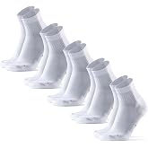 DANISH ENDURANCE Running Socks for Men &amp; Women, Quarter Socks, 3 &amp; 5-Pack | Quarter Running Socks for Men &amp; Women: fast-drying, anti-blister cushioning for marathon training &amp; long runs