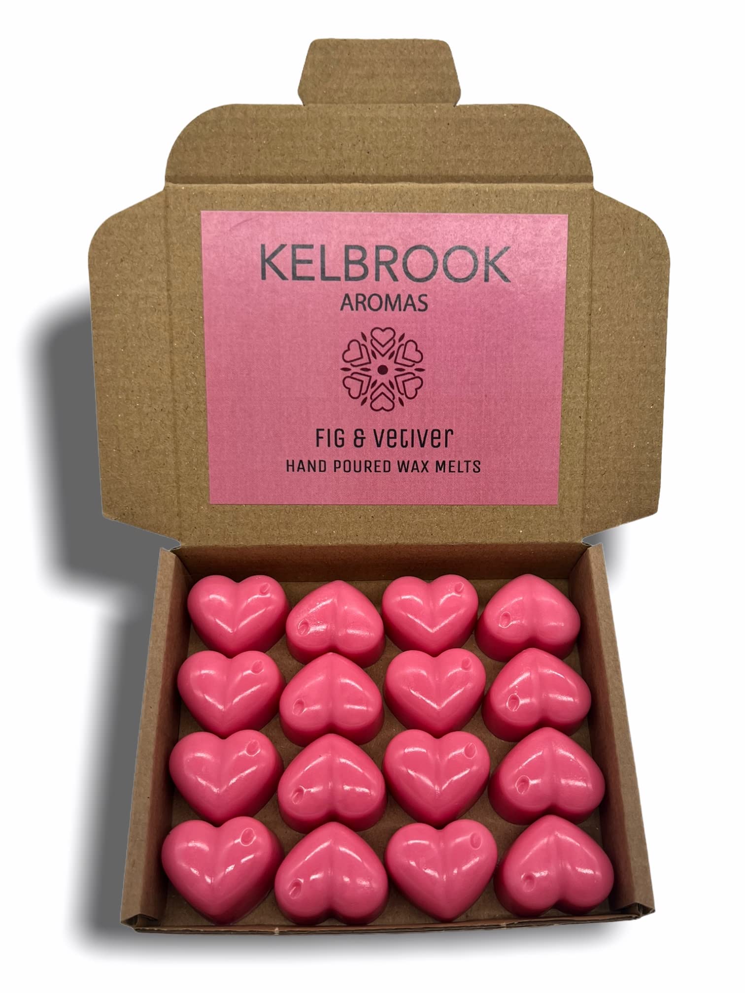 Fig & Vetiver Wax Melts | 16 Pack | Strong Scented | Made in the UK | Plastic Free | Vegan | Kelbrook Aromas — image 1