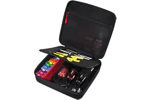 ProCase Large Barber Tool Organizer Case for Corded/Cordless Hair Clippers and Supplies, DIY Dividers Fits 3-4 Clippers, Trav
