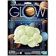 4M: Glow: 3D Solar System - Glow-in-The-Dark Complete Solar System, Light Charging Wall & Ceiling Stick-Ons, Adhesive Tabs, Kids Room Decoration