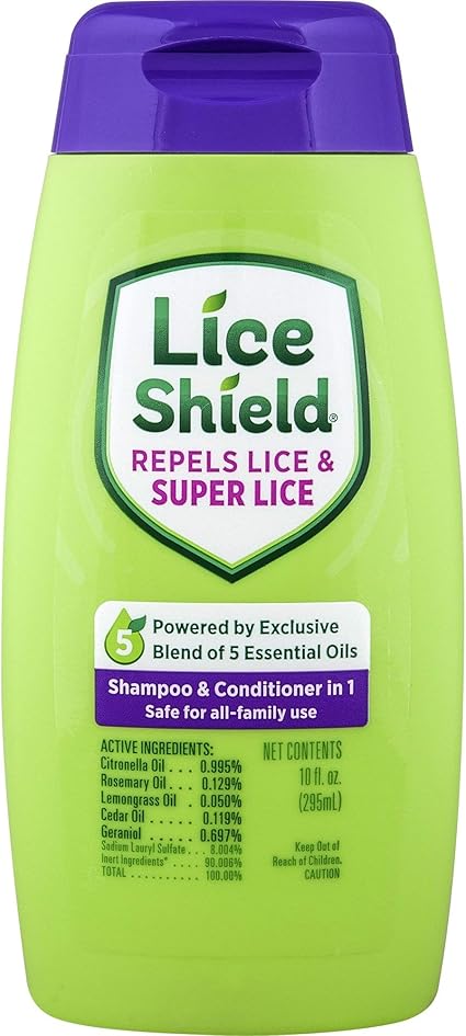 Amazon Com Lice Shield Shampoo And Conditioner In 1 10 Fl Oz