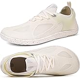 HiGropcore Barefoot Shoes for Men Wide Toe Box Zero Drop Arch Support Minimalist Gym Shoes Fashion Deadlift Cross Training Sneakers