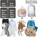 Kalione 2 Pack Laundry Mesh Bags 50x60cm 60x80cm Drawstring Wash Bags view 3