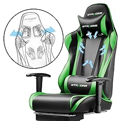 GTRACING Gaming Chair with Footrest, Ergonomic