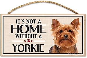 Imagine This Wood Sign for Yorkie Dog Breeds