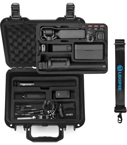 Amazon.com : Lekufee Waterproof Hard Case for DJI Osmo Mobile 6