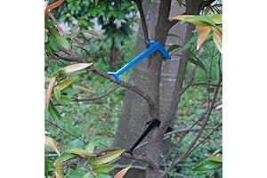 DVECUE Branch Limb Spreaders for Fruit Trees Apple Tree Limb Spreader to Support New Branches Plastic Black 15 Pieces and Blue 15 Pieces
