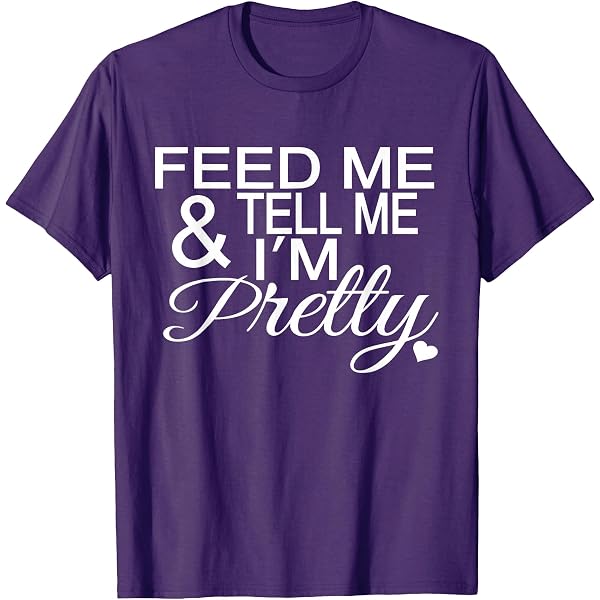 Feed Me Chicky Nuggies And Tell Me Im Pretty Vintage T-Shirt Maglietta Grigio per Uomo Size S