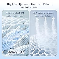 EMME Cooling Comforter King Size, Double Sided Cold