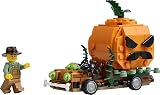 LEGO Jack-O-Lantern Pickup Truck Toy Halloween Kit 40822 Pumpkin Head Farmer view 9