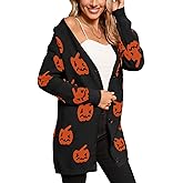 Allifewithu Women's Cardigan Sweaters Fall Winter Button Down Cardigans Long Sleeve Loose Casual Sweater Coat