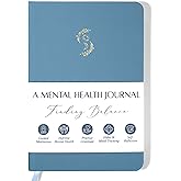 LIFTINSPIRE CO. FINDING BALANCE Mental Health Journal – 6-Month Daily Journal with Prompts for Mindfulness, Self-Care & Heali