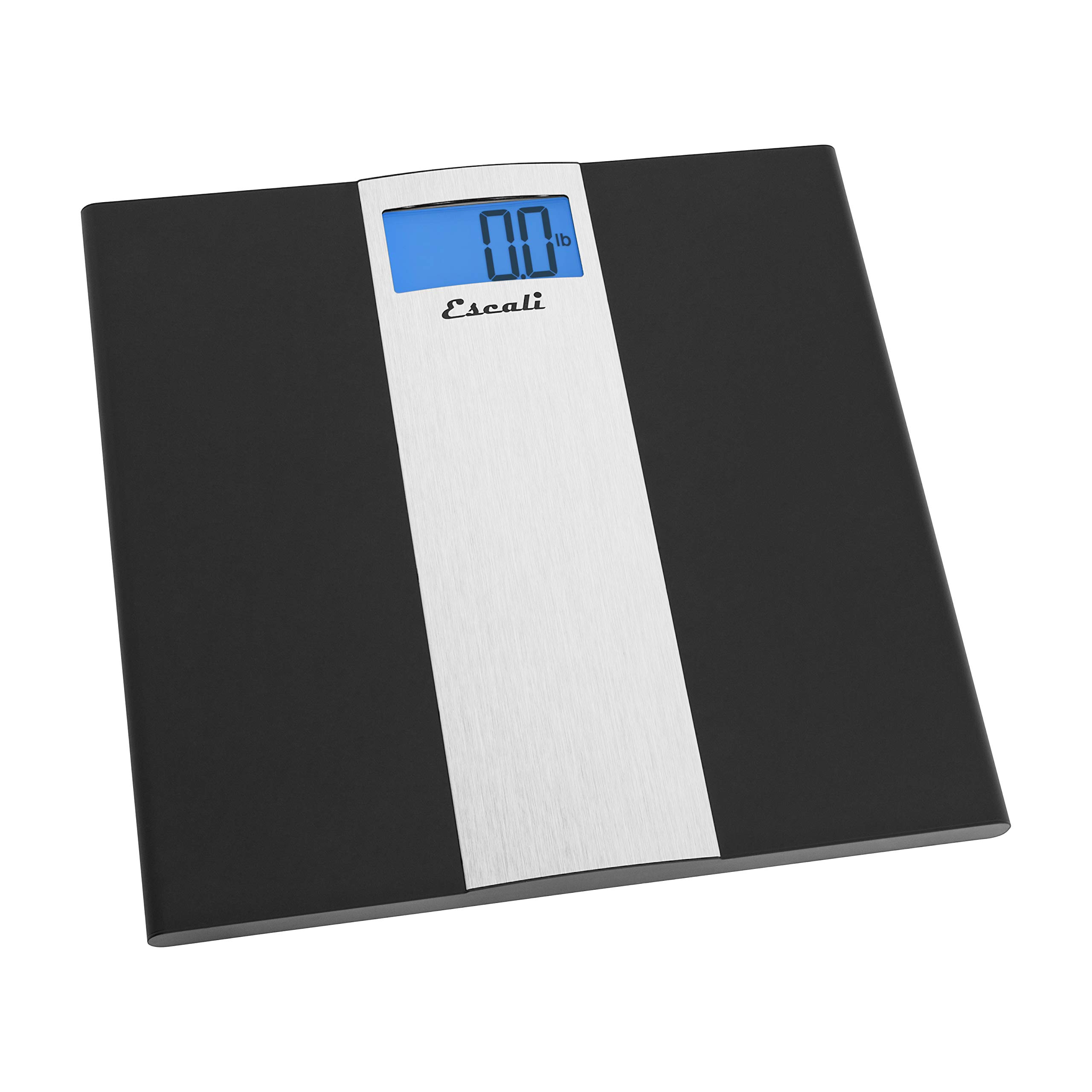 Escali Ultra Slim Digital Bathroom Scale for Body Weight, Bath Scale, High Capacity of 400 lb, Batteries Included