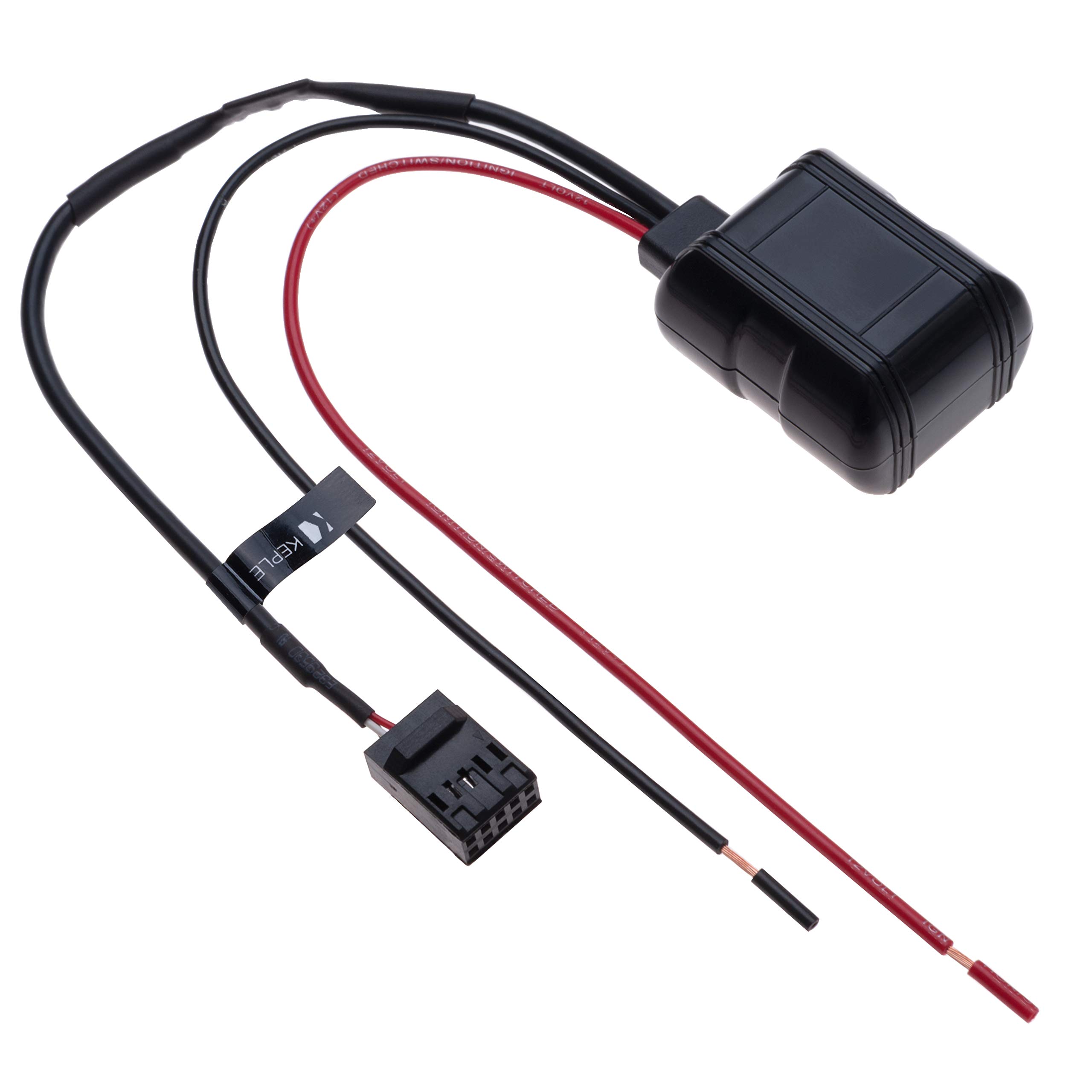 Keple Car bluetooth module 10 pin Compatible with BWM E39 E46 E53 Radio | Auxiliary Receiver Cable AUX In Audio Adapter | Stereo Cord Lead Transmitter | 12V