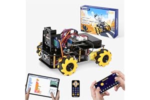 Robotics Kit for Kids Ages 8–12 12-16, ACEBOTT Smart Robot Car Kit with 3MP Camera, STEM Toys for Boys Compatible with Arduino & Scratch,App & Remote Control,STEM Gift for Boys, Girls,Teens and Adults