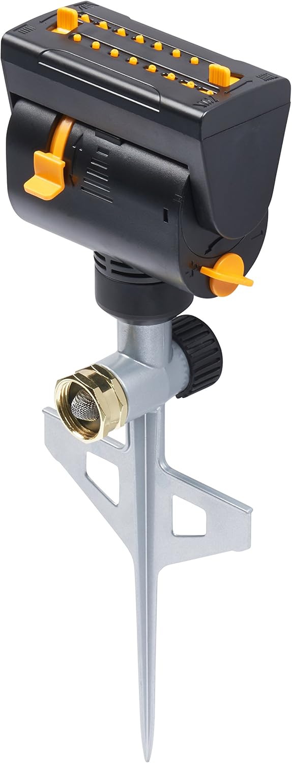 Melnor XT Mini-Turbo Oscillating Sprinkler with One Touch Width Control & Flow Control, and Rotation, waters up to 3, 900 sq.ft. : Lawn And Garden Sprinklers : Garden & Outdoor