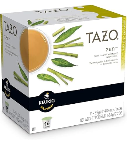 Amazon.com : Tazo Zen Green Tea Keurig K-Cups, 16 Count : Coffee
