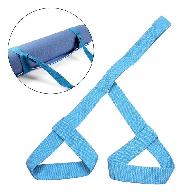 Yoga Mat Carrying Strap, Adjustable Cotton Yoga Mat Slings Belts