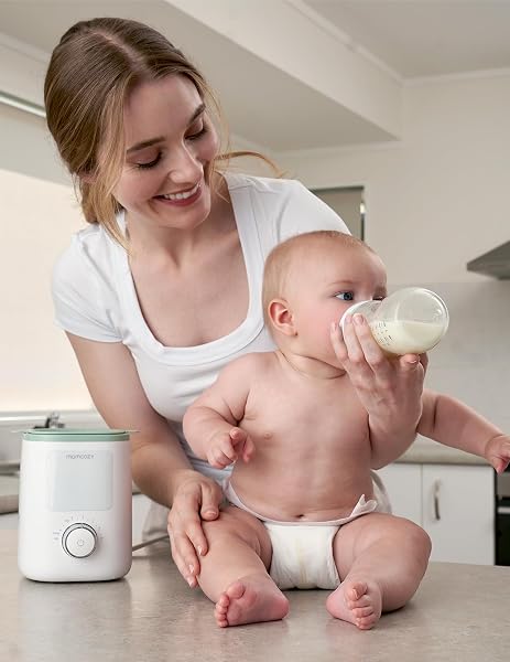 MOMCOZY RETAIN NUTRIENTS BOTTLE WARMER, 9-IN-1 BABY BOTTLE WARMER WITH NIGHT LIGHT, ACCURATE TEMPERATURE TO PRESERVE FULLEST NUTRIENTS IN BREAST MILK, BOTTLE WARMERS FOR ALL BOTTLES