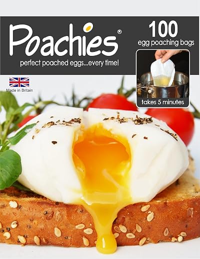 Poachies Egg Poaching Bags 100 Pack 17 x 13.5 x 3 cm