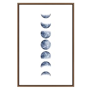 SIGNWIN Framed Canvas Wall Art Black and White...