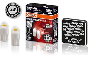 OSRAM Night Breaker LED bulbs - W5W-T10-12V - set of 2 pieces, White