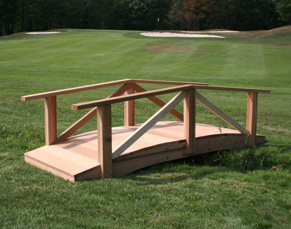 Top Products: Best Sellers - Creekvine Designs Cedar Pearl River Garden Bridge 10'
