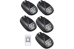 Solar Car Roof RGB Strobe Light with Remote Control,Solar Waterproof Cab Roof Light, Solars Cab Lights with Vibration Sensor,