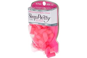 HEAROS Sleep Pretty in Pink Ear Plugs For Sleeping, 14 Pair (Pack of 1)