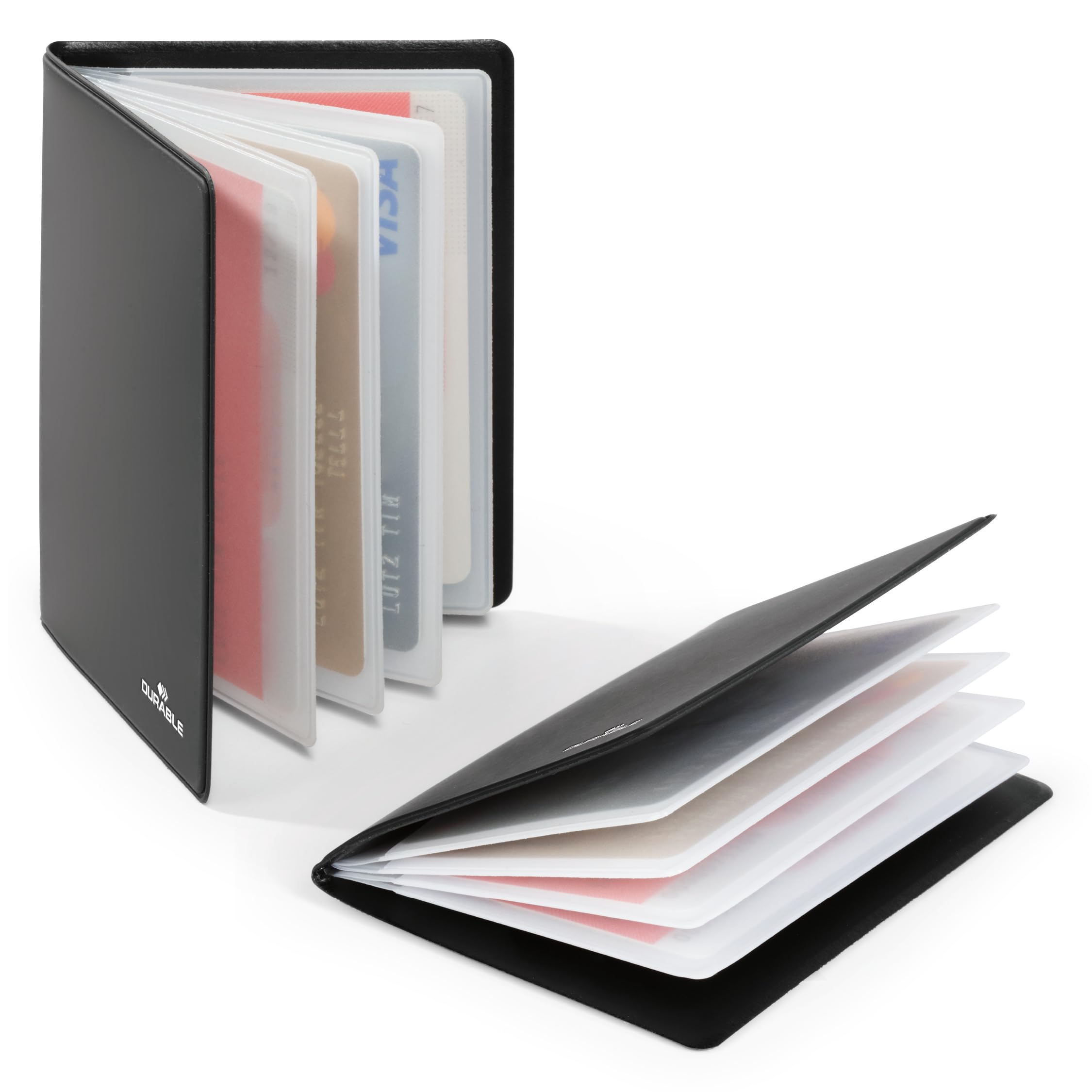 Durable RFID SECURE Wallet in Charcoal - Pack of 1 - Holds Up to 8 Credit, Debit and ID Cards - Protects at 13.65MHz