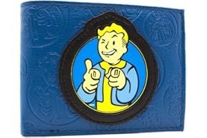 Fallout 4 Blue Pip Boy Thumbs Up Bifold Wallet