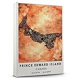 Prince Edward Island Map Poster, Prince Edward