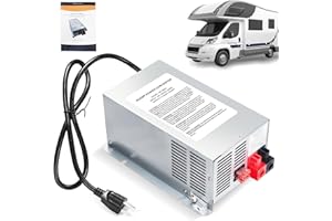 𝐔𝐩𝐠𝐫𝐚𝐝𝐞 WF-9855 55 Amp RV Power Converter - Compatible w/Lithium Batteries & WFCO 9800 Series - Replacement for RV/Tra