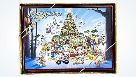 Disney Natale Set Con 16 Natale Biglietti Di Auguri Con Buste Original Walt Disney World Usa Amazon It Cancelleria E Prodotti Per Ufficio
