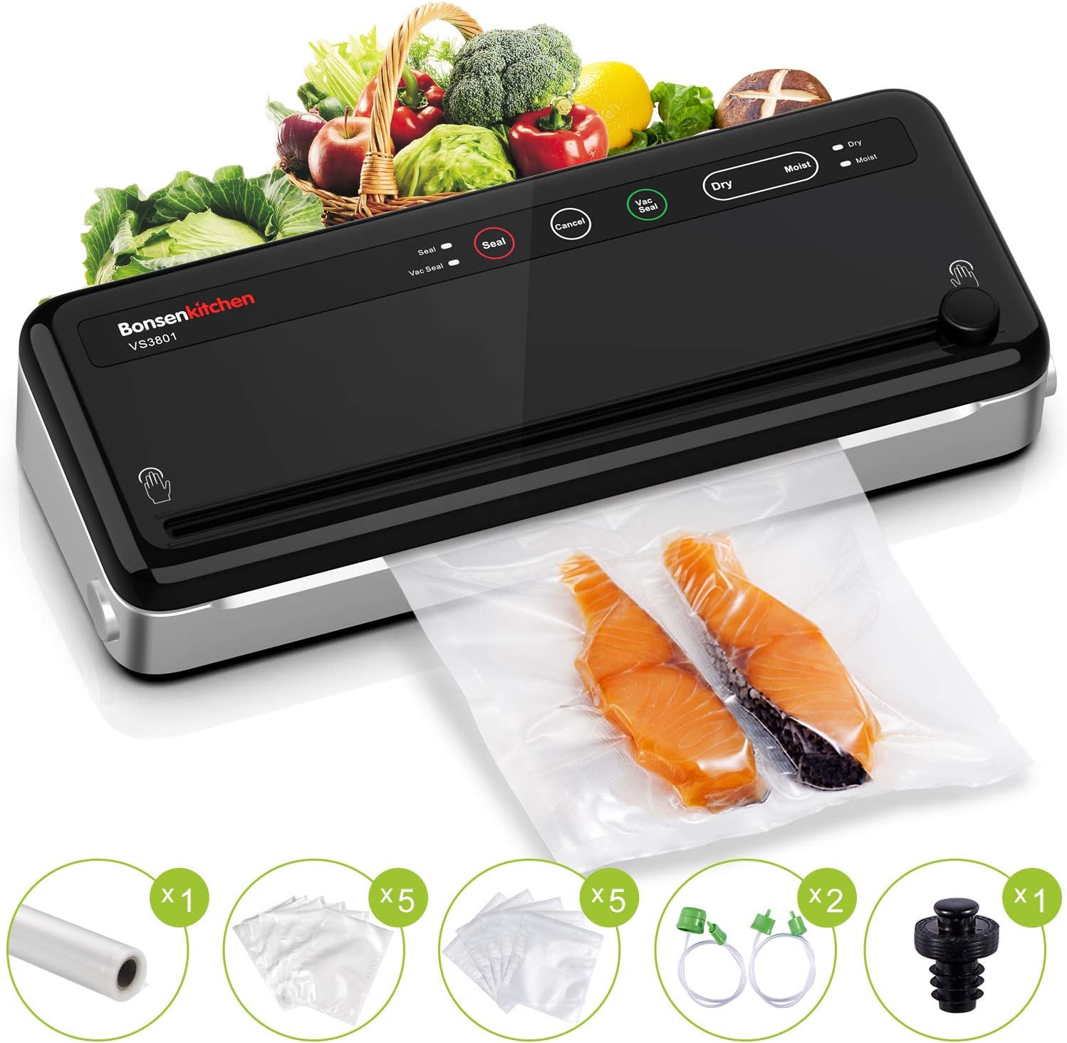 Food Saver Vacuum Sealer Machine For Food, Vaccume Sealer