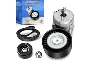 OTO-KAUTOPARTS OTO-K Serpentine Belt Tensioner Idler Pulley Compatible with Jeep Grand Cherokee WJ Series 1999-2005,Wrangler 2000-2006 WJ Series,4.0L V6