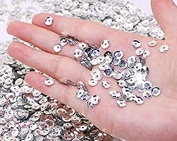 Penta Angel Loose Sequins 4000Pcs 6mm Round