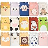 100 Packs Mini Notebooks for School Mini Cute Animal Notebooks Mini Notebooks Bulk for Christmas Day Office Classroom prizes College Ruled Pages(Cartoon Animals)