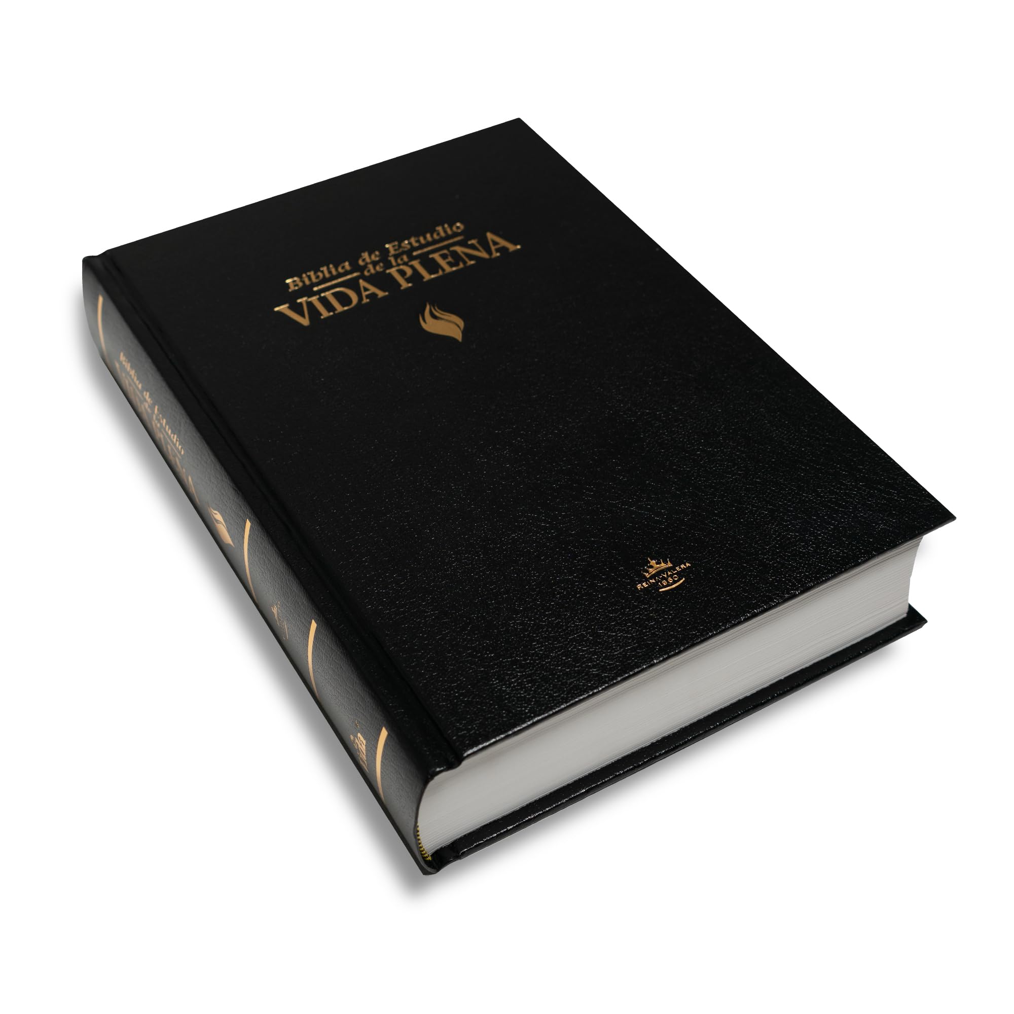 RVR60, Biblia de Estudio de la vida plena, Tapa Dura, Negro RVR60, Biblia de Estudio de la vida plena, Tapa Dura, Negro Hardcover Imitation Leather