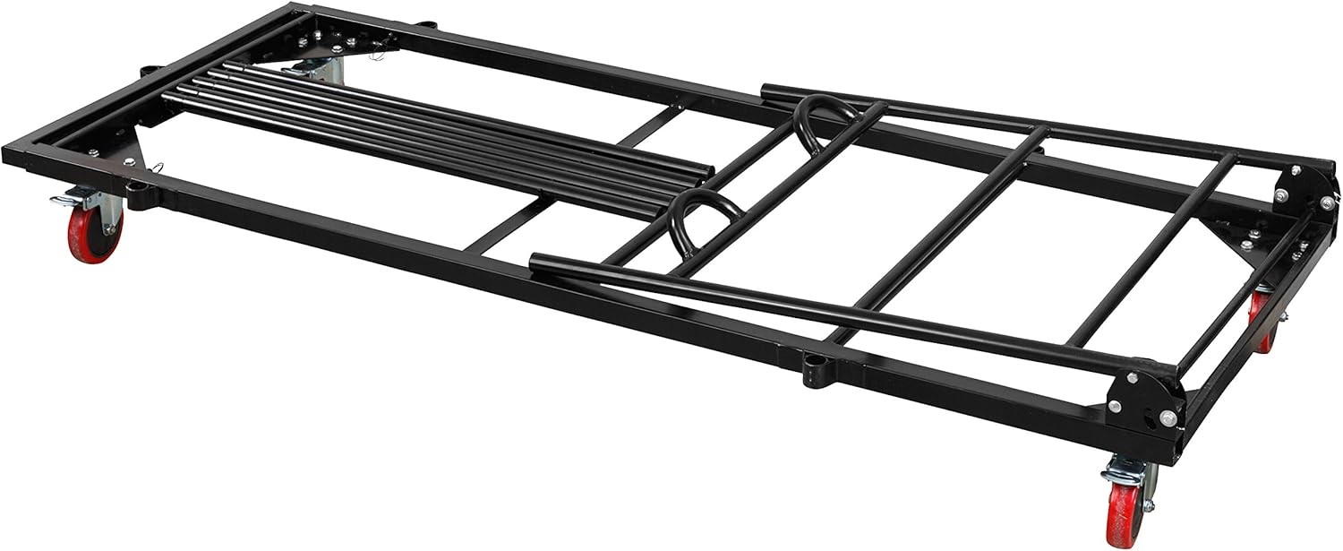 Material Handling Products AdirOffice Folding Table Caddy Steel Body