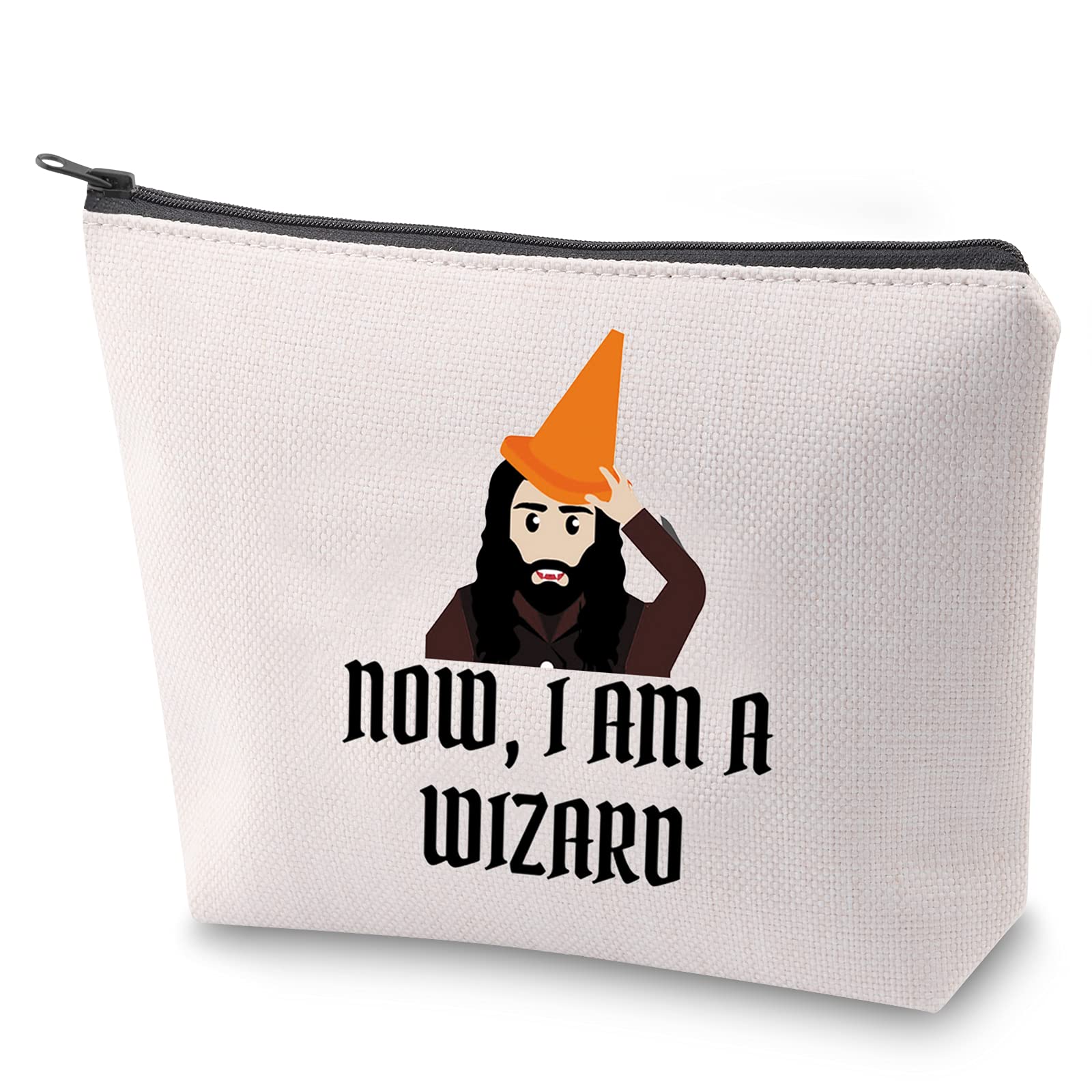 BAUNA Now I am a Wizard Makeup Bag What We Do in The Shadows Fans Gift Nandor Zipper Pouch Vampire Lover Gift (Wizard)