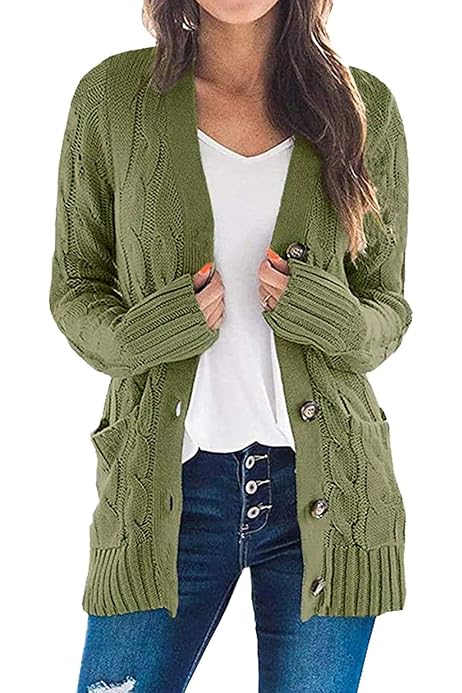 Fekermia Womens Plus Size Button Down 