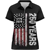 Ypexeognv Women's Short Sleeve Golf Shirts Quarter Zip Polo Shirt Quick Dry Collared Tennis T-Shirts Hiking Athletic Tops