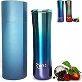 Zoeet Tea Infuser & All Purpose Thermos Bottle-316 Stainless Steel Insulated Tea Infuser Tumbler for Loose Leaf Tea, Iced Coffee and Fruit-Infused Water- Leakproof Tea Tumbler With Infuser-15oz