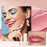 Oulac Pink Jewel Lipstick PG03 Moisture Tinted Balm Dry Lips Shea Butter Vegan view 2